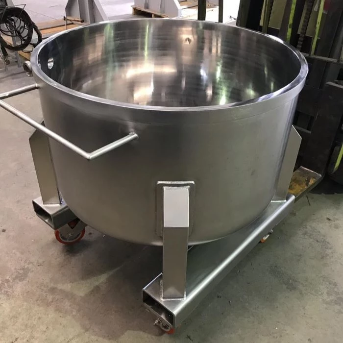 Tachos e Recipientes de Inox 250L AGIMIX