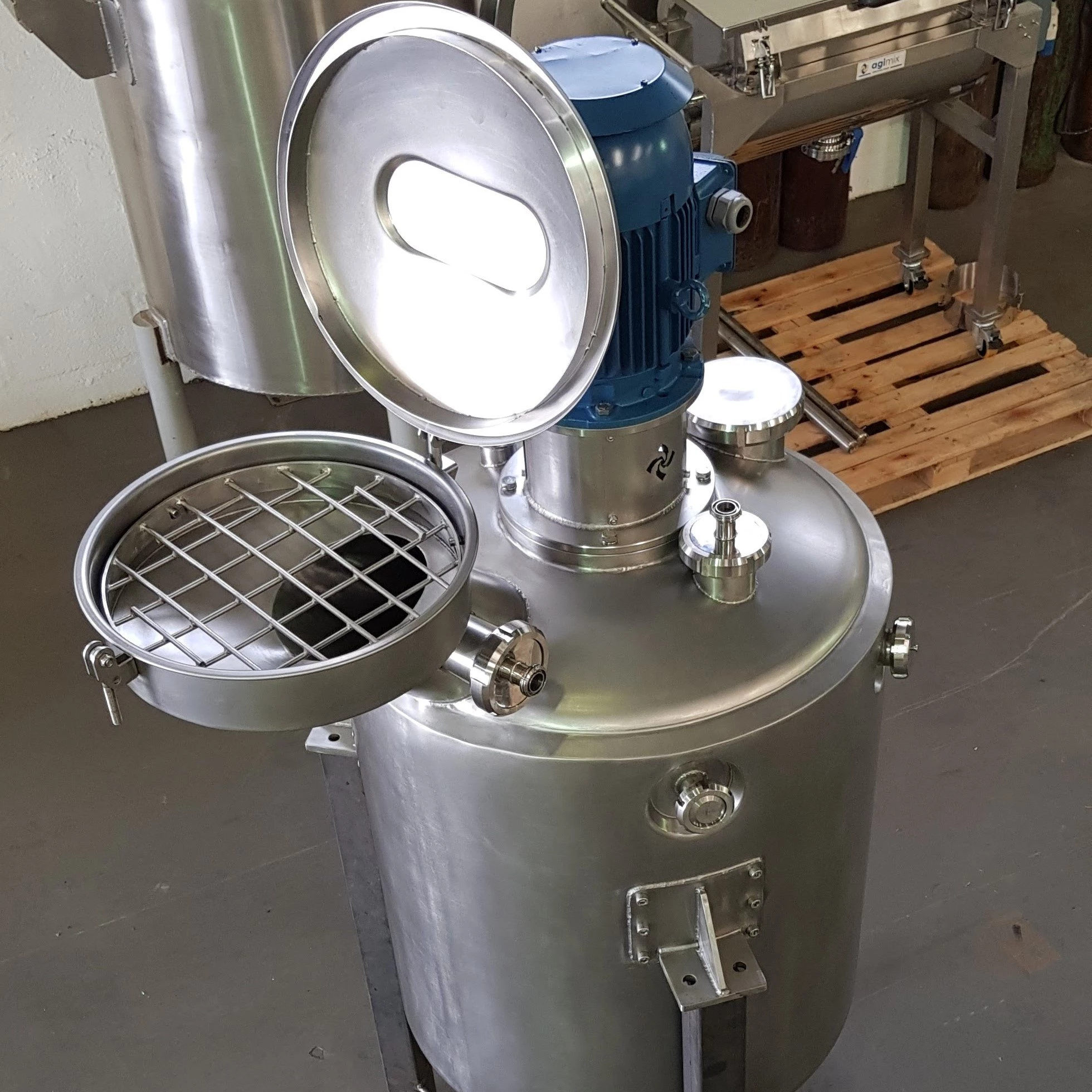 Reator de processo industrial Temperos Agimix