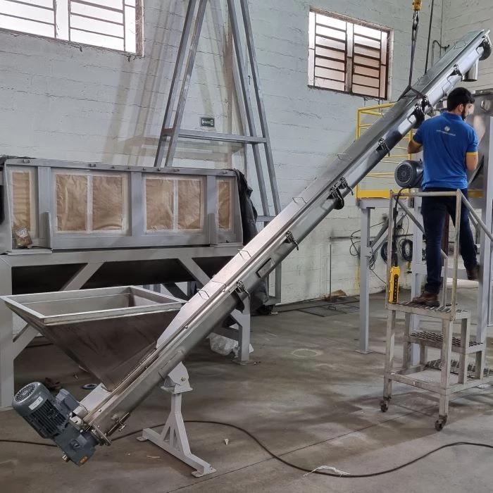 Alimentador Transportador de pó Chupim Agimix