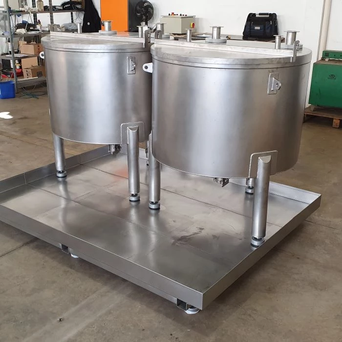 Tanque de processo industrial para tintas de impressão Agimix
