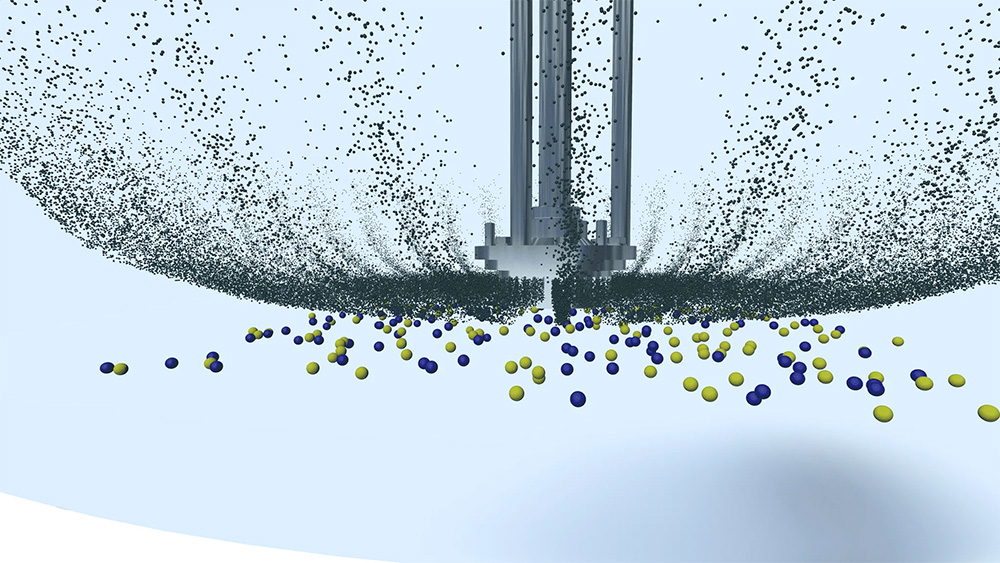 Suspension of solids