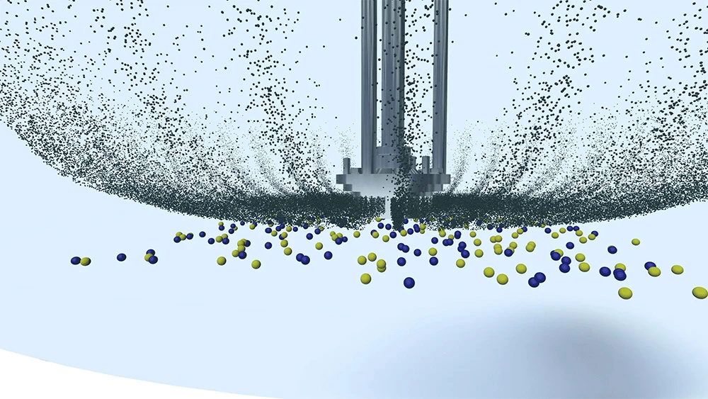 Suspension of solids