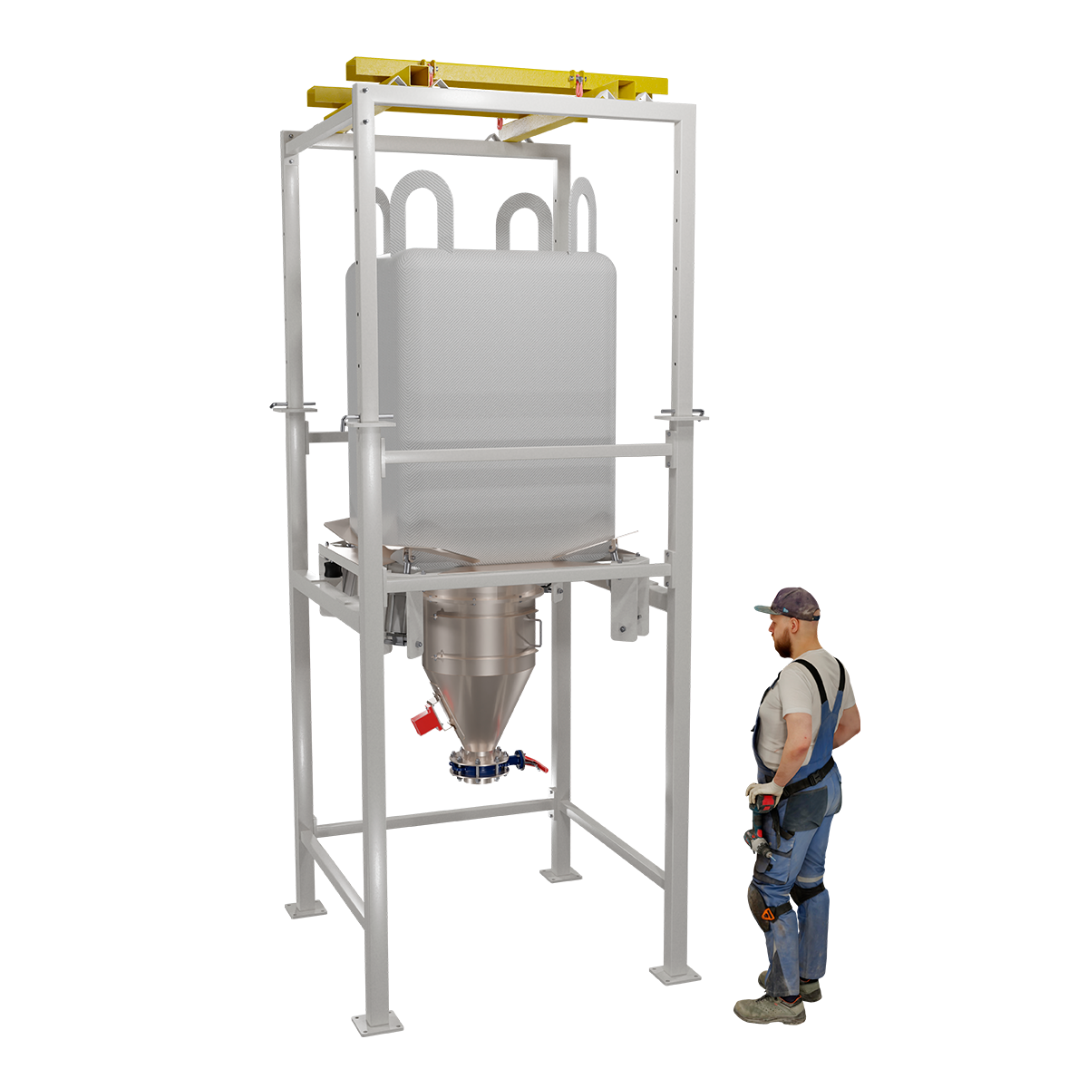 What is the use of theBig Bag Unloader?