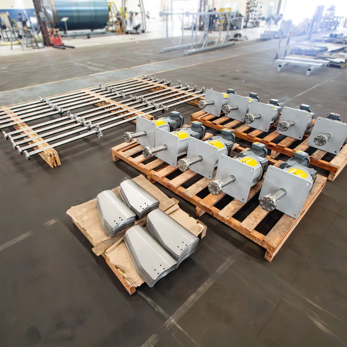 Agitador vertical industrial para produtos sanitários