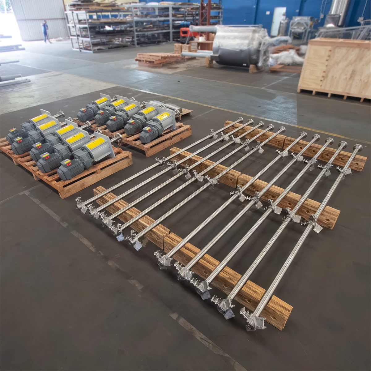 Agitador vertical industrial para produtos sanitários