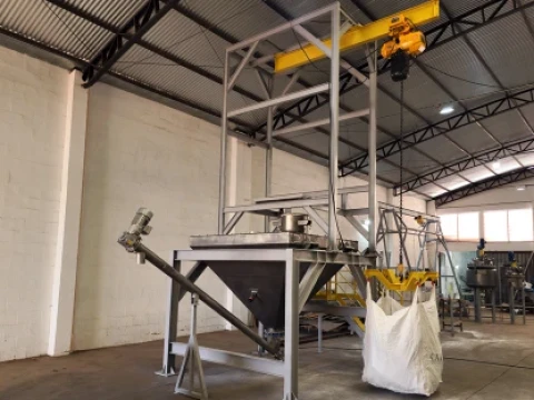As a Big Bag Discharge Optimizes the efficiency of an industrial plant