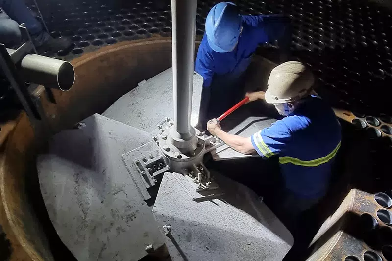 Maintenance on shaking equipment provided by Agimix