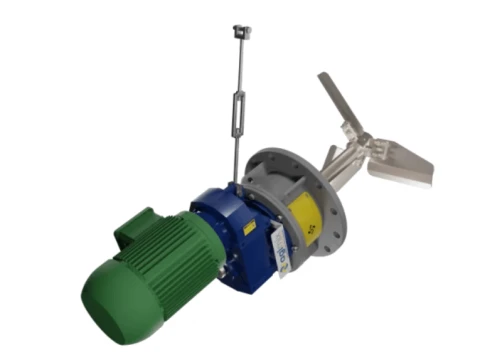 Agitation equipment and mixtures for steelmakers
