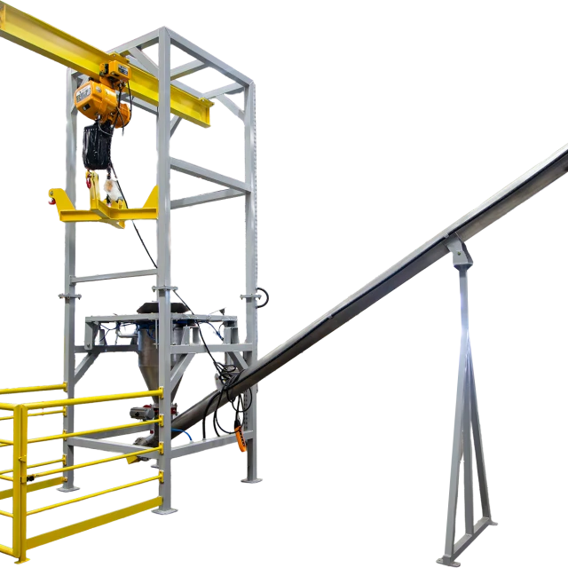 Complete System for Receiving, Storing and Mixing Grains